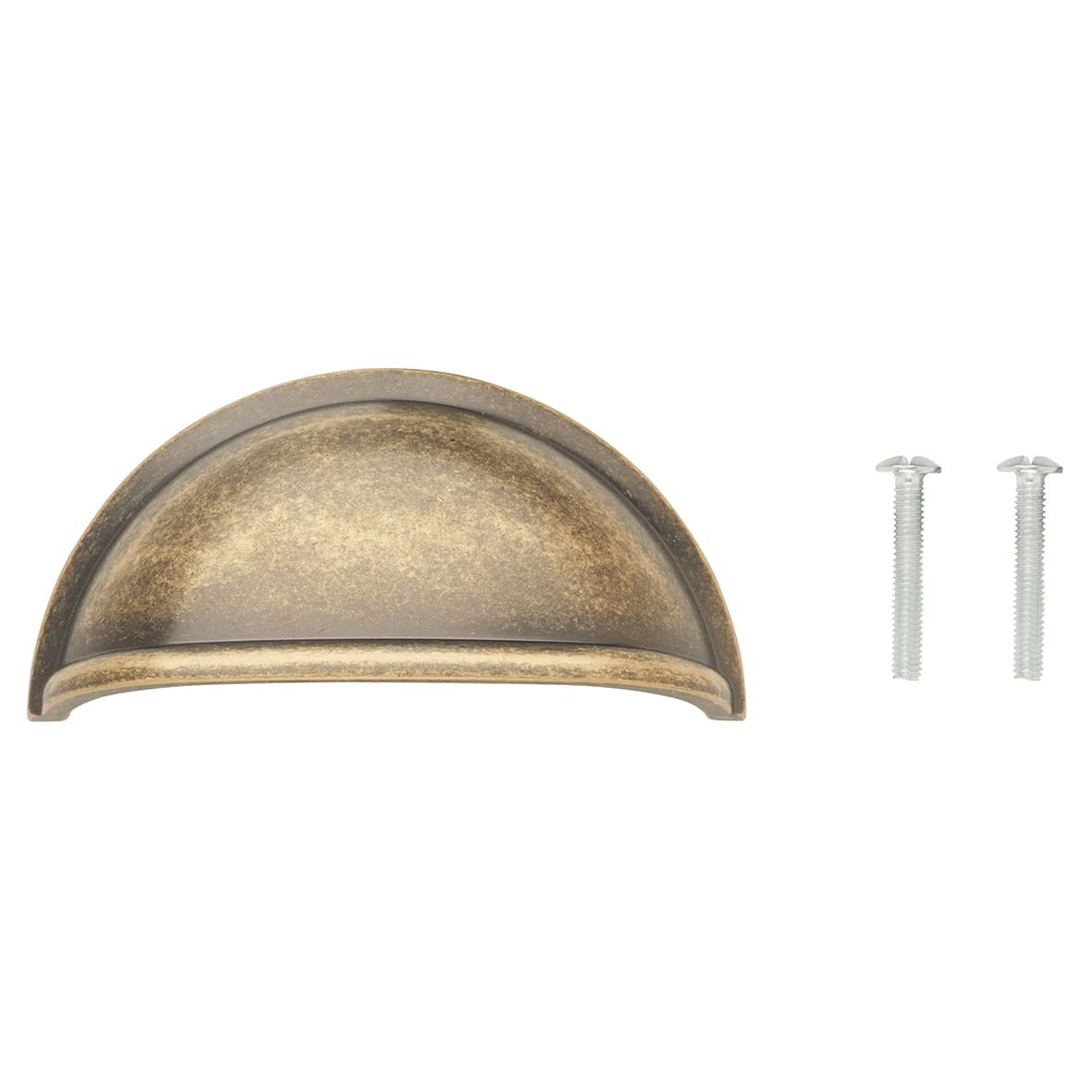 Walton Cabinet Cup Handle - 76mm Centres - Antique Brass - view 6