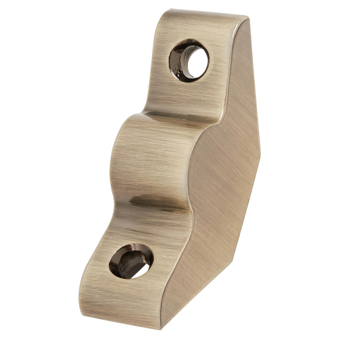 Stair Rod with Plain Finials - 900mm Length - Antique Brass - view 4