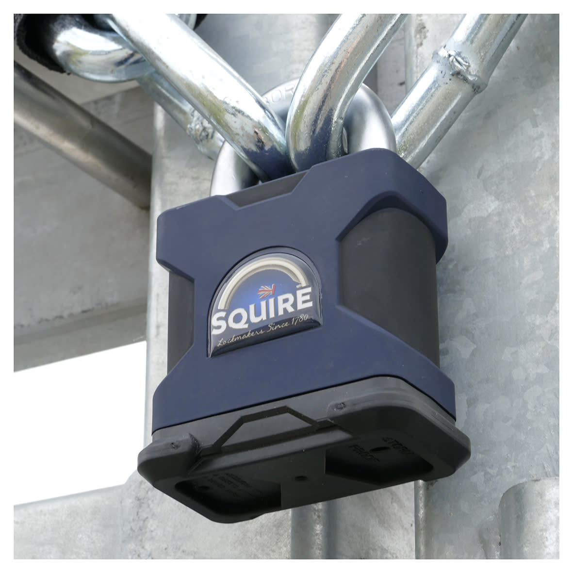 SS65S Maximum Security Open Shackle Padlock - 65mm Body - 29 x 29mm Shackle - Blue - view 6