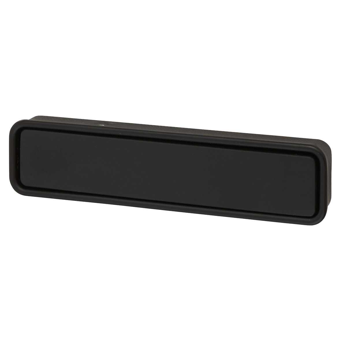 Frome Rectangular Flush Cabinet Pull Handle - 99 x 24mm - Matt Black - view 4