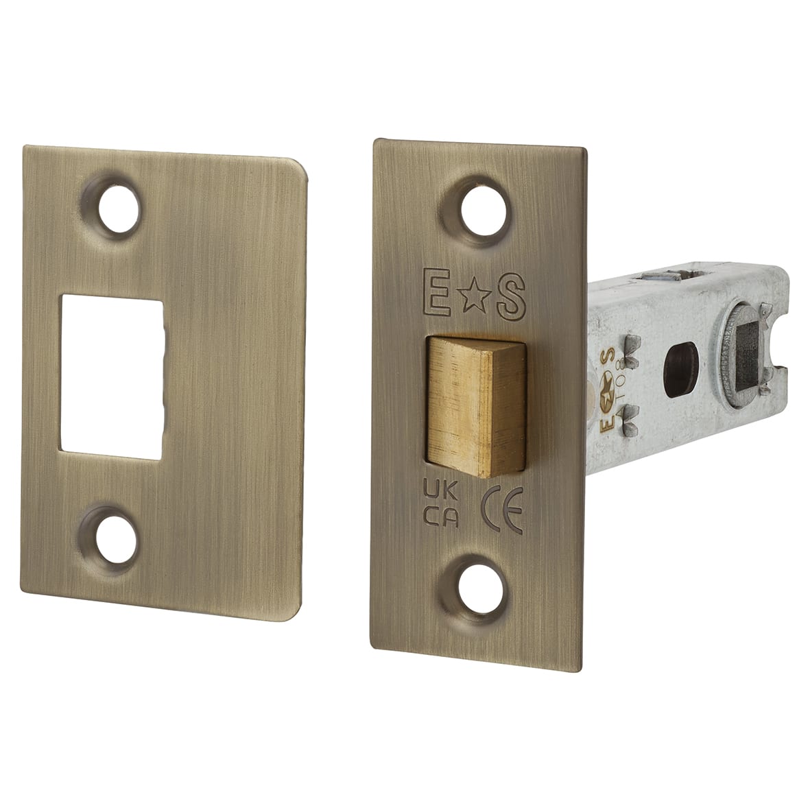 Brass Belas Latch Door Handles on Rose Ultimate Door Pack - Belas Rage - view 4