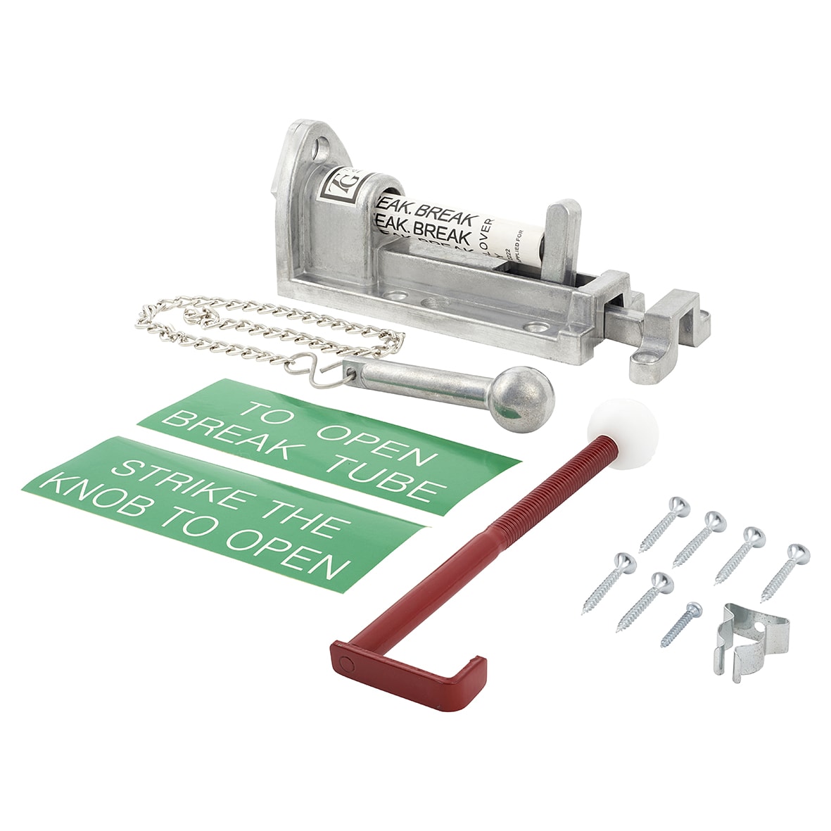 Redlam Mk2 Break Glass Emergency Panic Bolt - view 2