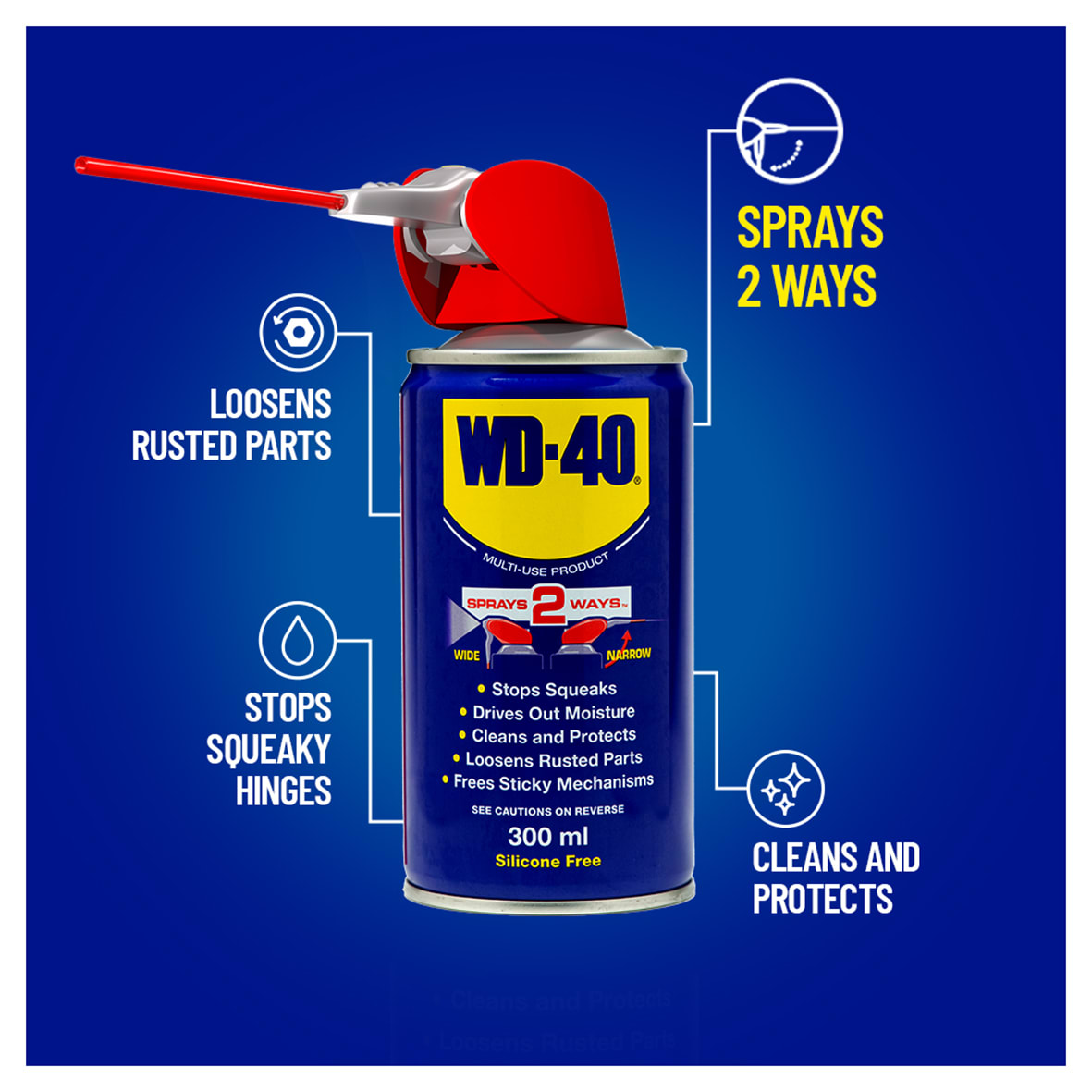 WD-40 Smart Straw Multi Use Can - 300ml - view 4