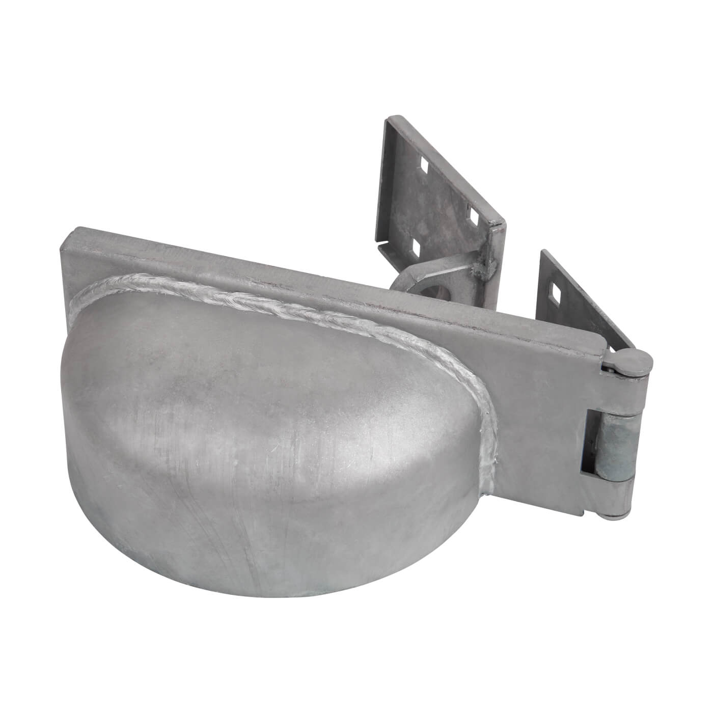 Padlock Protector - 180 x 50 x 64mm - Left Hand - Galvanised - view 2