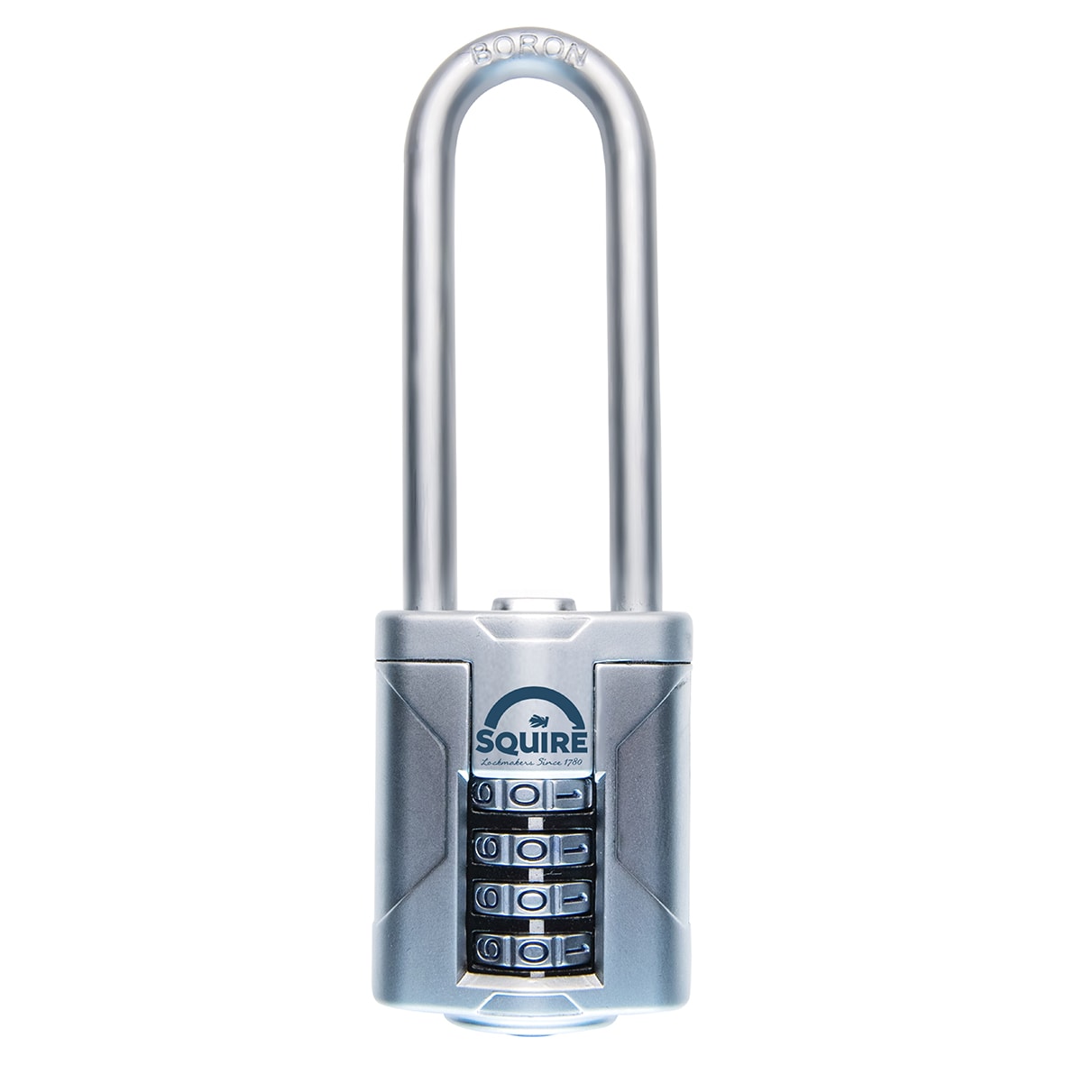 VULCAN COMBI 40/2.5 Combination Long Shackle Padlock - 40mm Body - 63 x 17mm Shackle - Blue - view 2