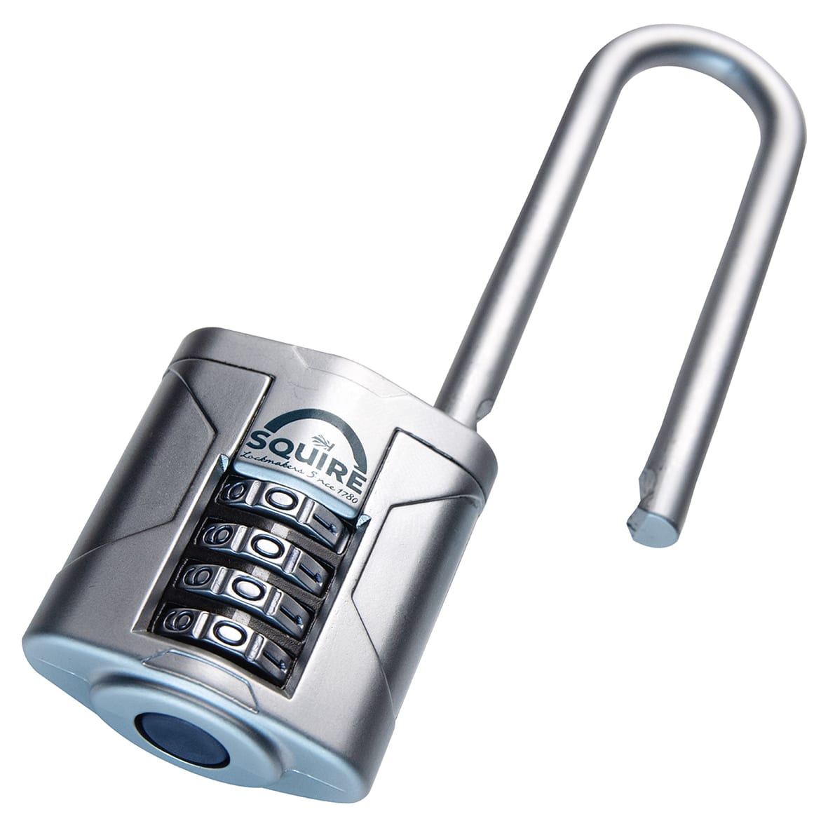 VULCAN COMBI 40/2.5 Combination Long Shackle Padlock - 40mm Body - 63 x 17mm Shackle - Blue - view 4