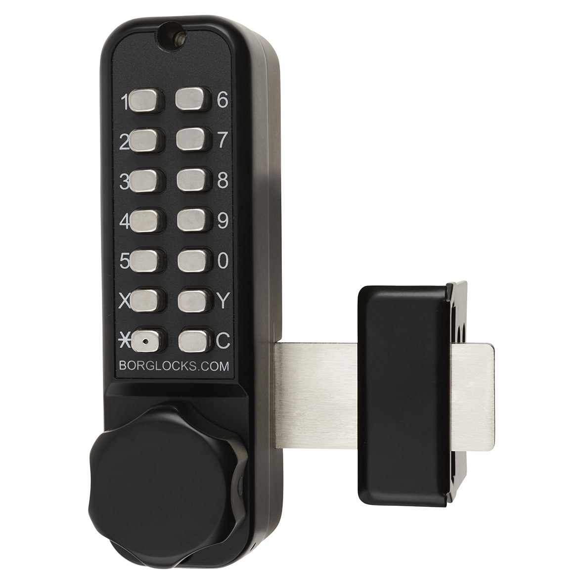 Borg BL2625 Easicode Pro External Marine Grade Push Button Back to Back Code Lock - Black - view 2