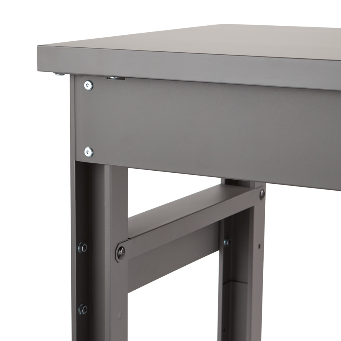 Garage+ Storage Top Track System - Adjustable Workbench - 834-1077mm x 1800 x 620mm - Matt Grey - view 2