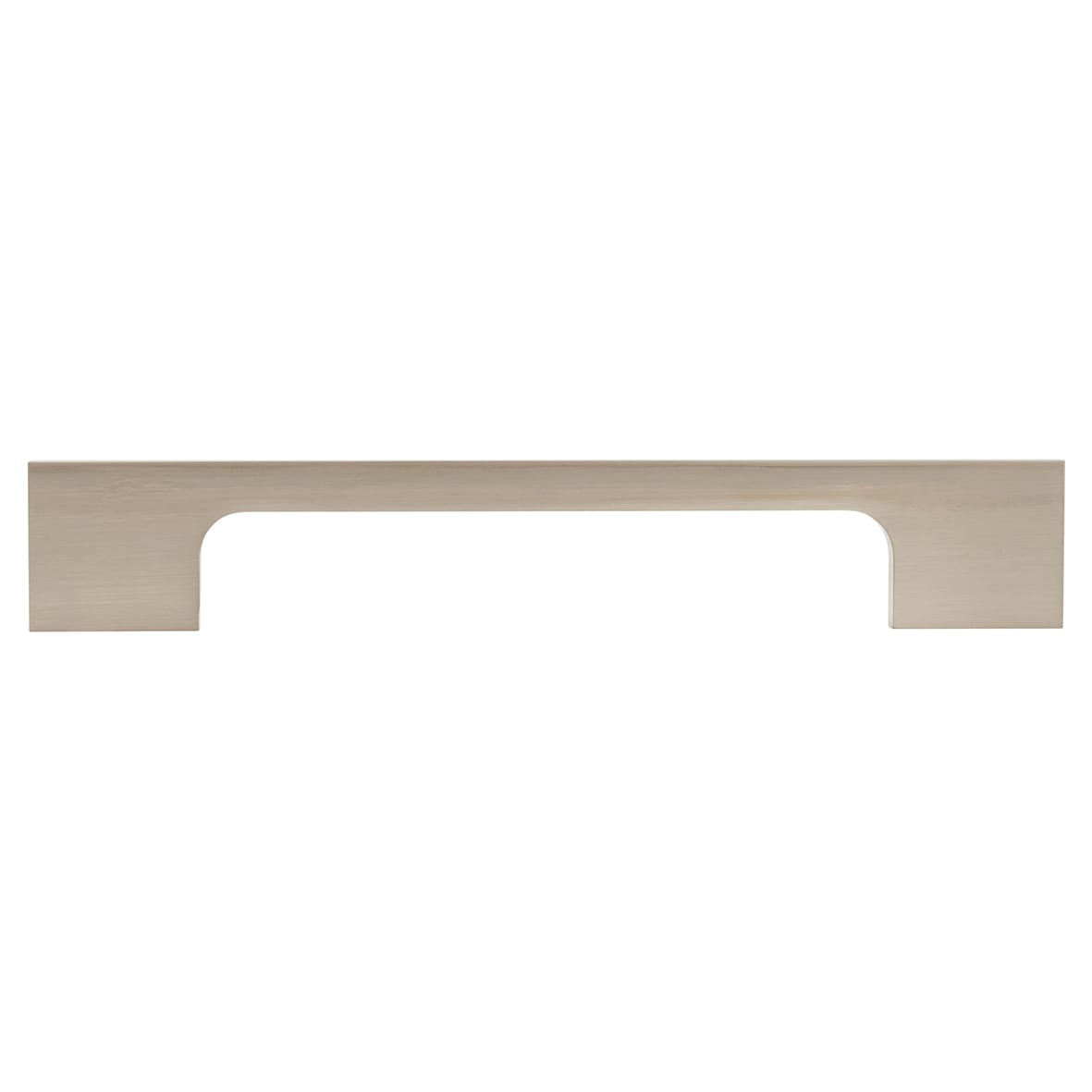 Bibury 8mm Slim D-Bar Cabinet Pull Handle - 160mm Centres - Satin Nickel - view 2