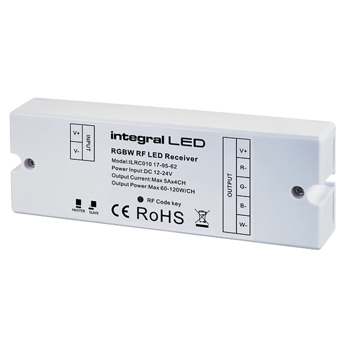 LED 12-24V 240-480W RF Receiver Touch and Button Remote for RGBW Strip Lights - White - view 3