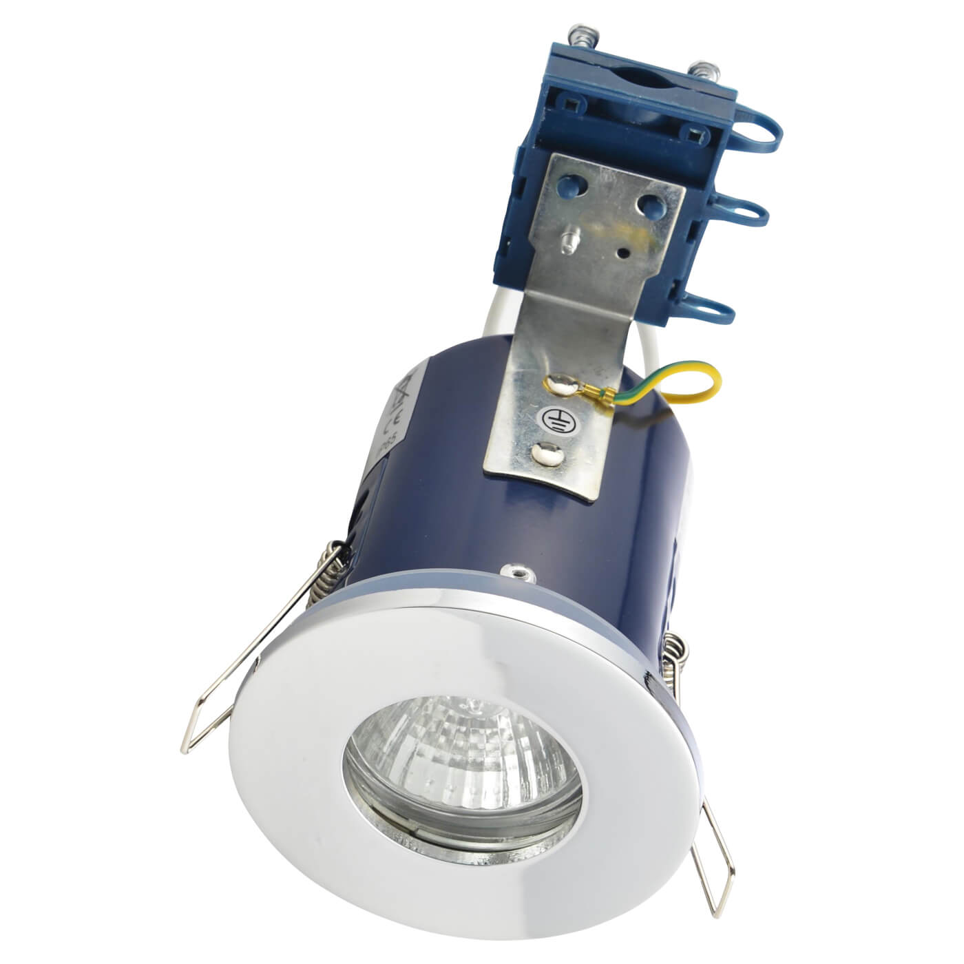 Forum Electralite Yate 50W IP65 Fire Rated LED Fixed Downlight - Chrome - view 2