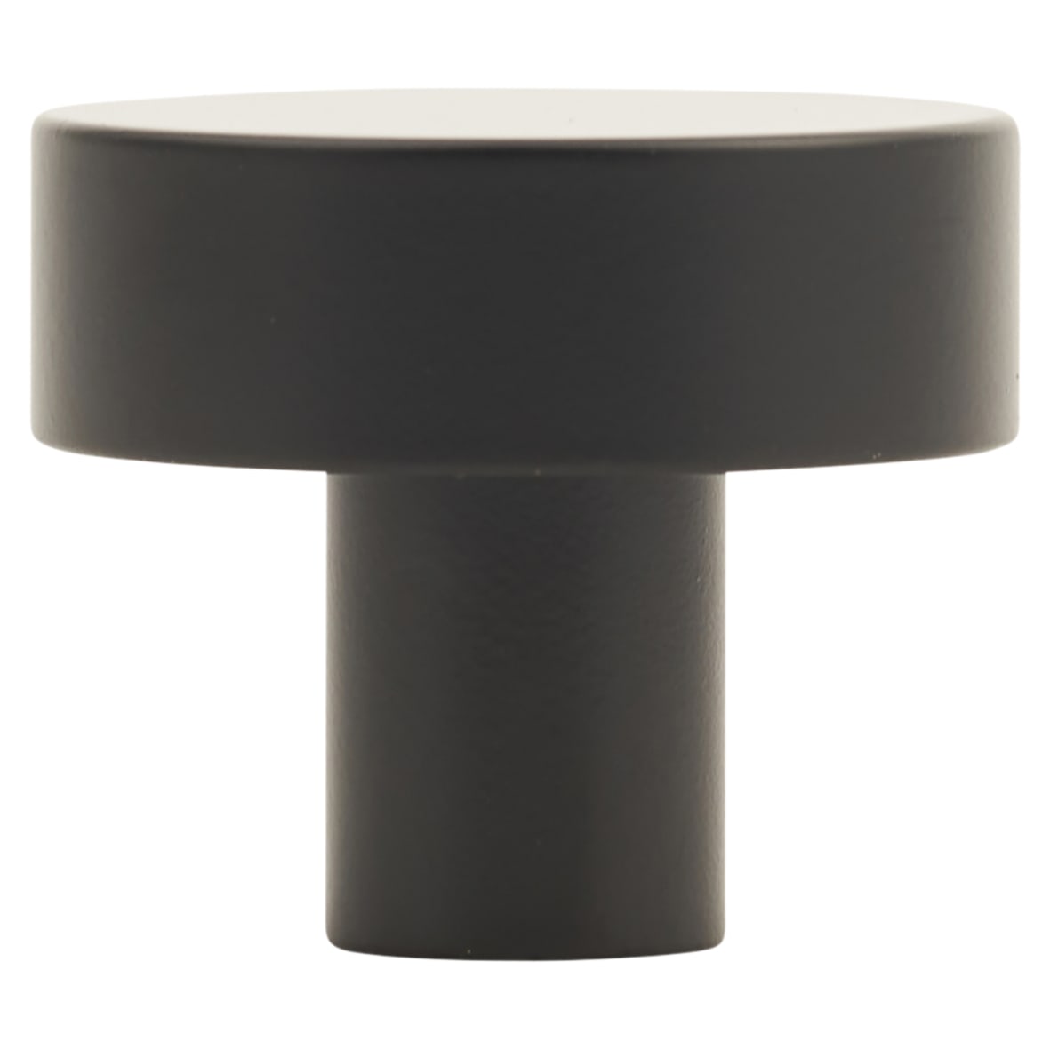 Rye Round Cabinet Knob - 30mm Diameter - Matt Black - view 2