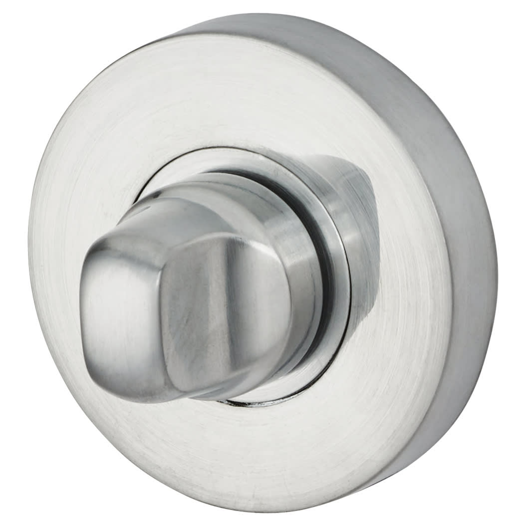 Bathroom Turn & Release - 52mm Diameter - Satin Chrome - view 5