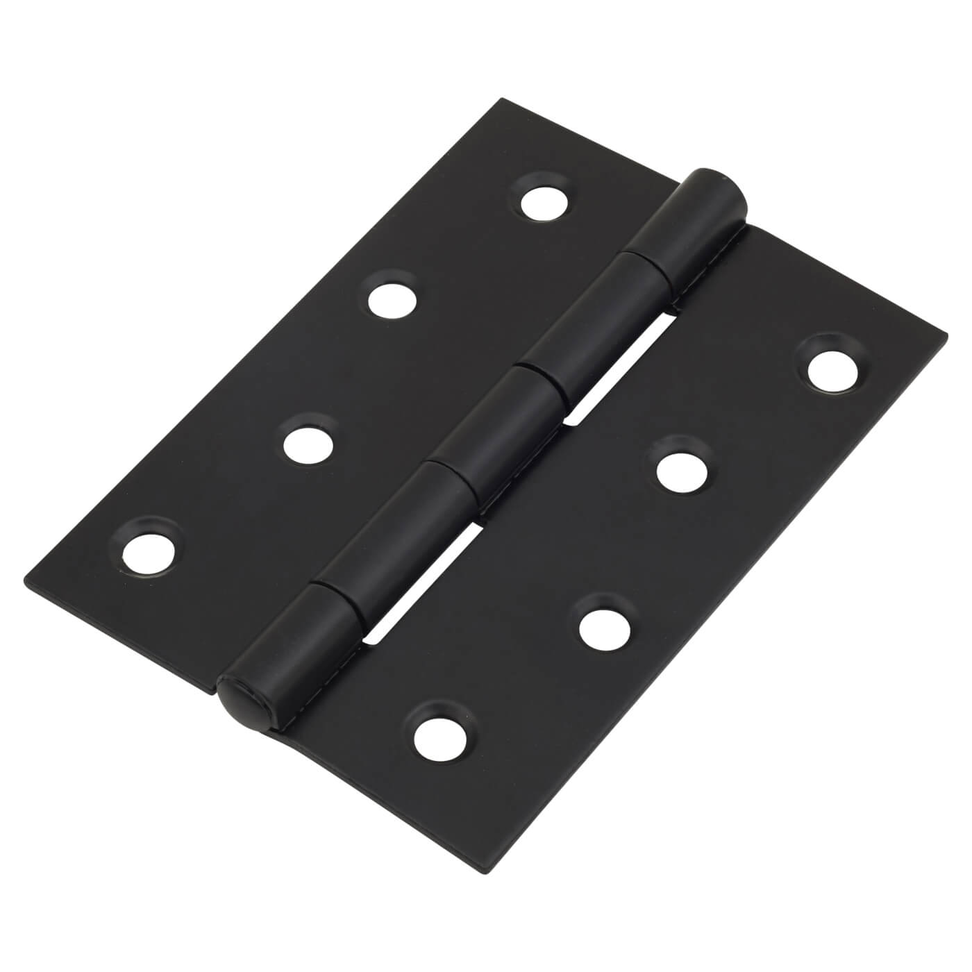 Butt Door Hinge - 102 x 72 x 2mm - Black Epoxy Coated - Pair - view 2