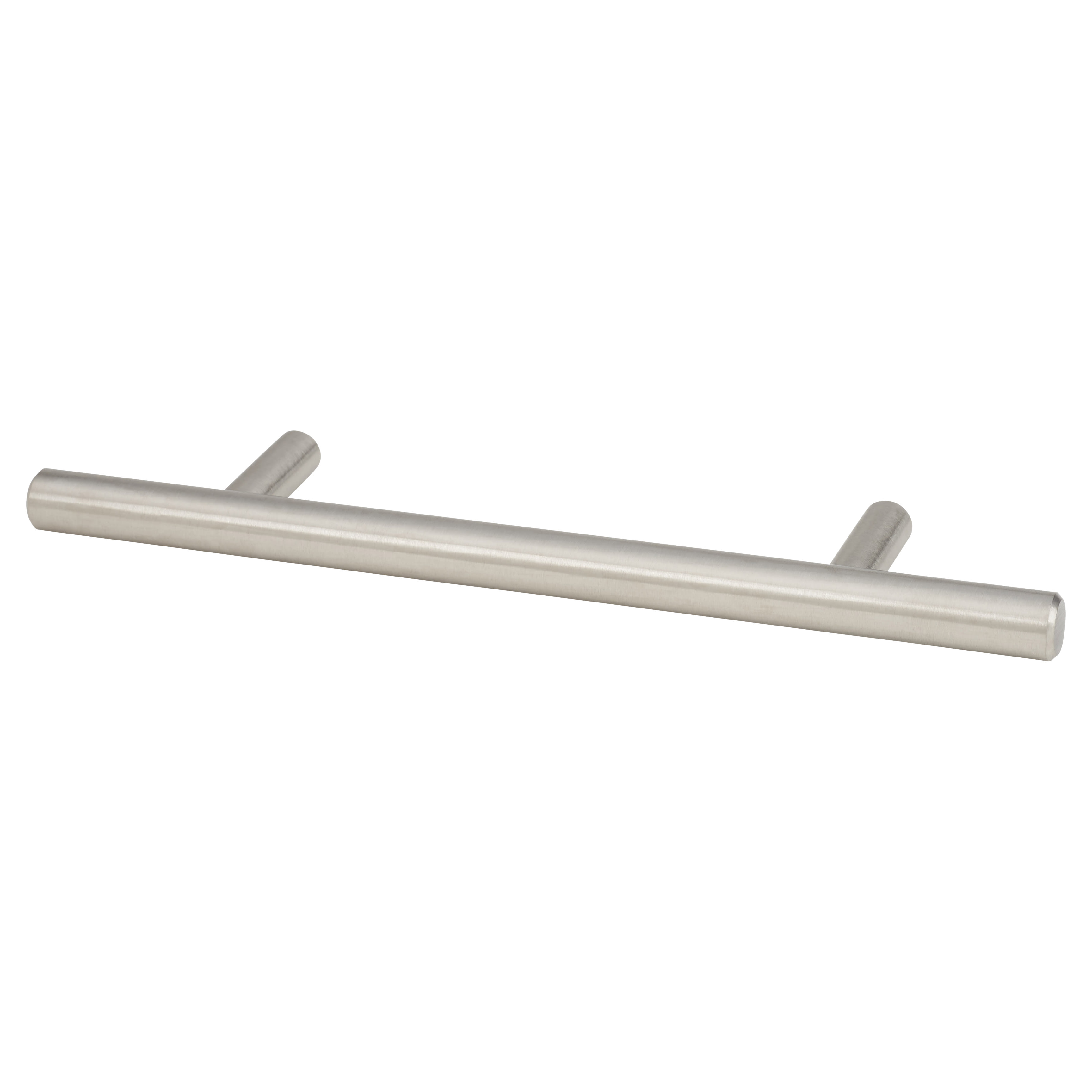 10mm T-Bar Cabinet Pull Handle - 96mm Centres - Satin Stainless Steel - view 2