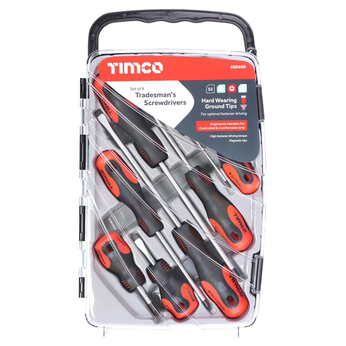 Tradesman's Screwdriver Set - 9 Pieces - view 2