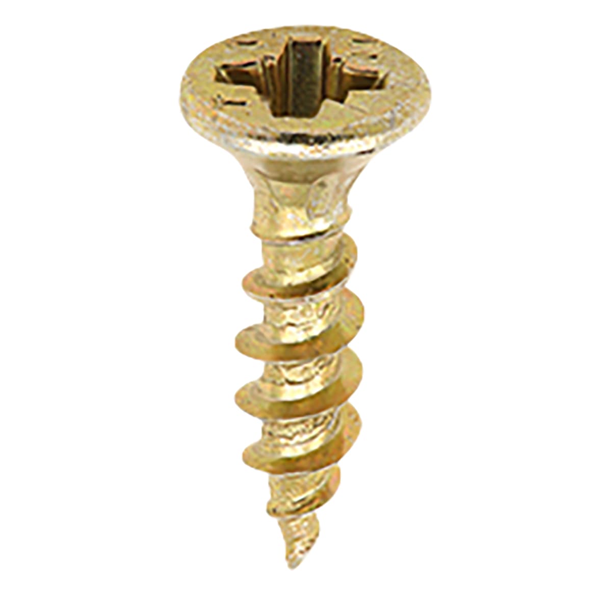 C2 Strong-Fix Pozi Double Countersunk Wood Screws - 3.5 x 16mm - Yellow Zinc - Pack of 200 - view 2
