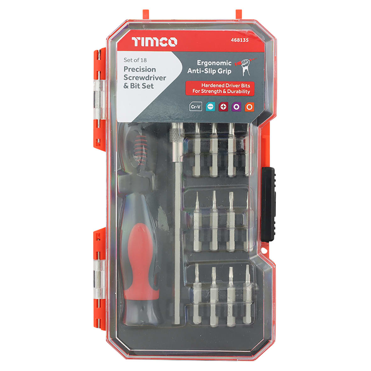 Precision Screwdriver Bit Set - 18 Pieces - view 2