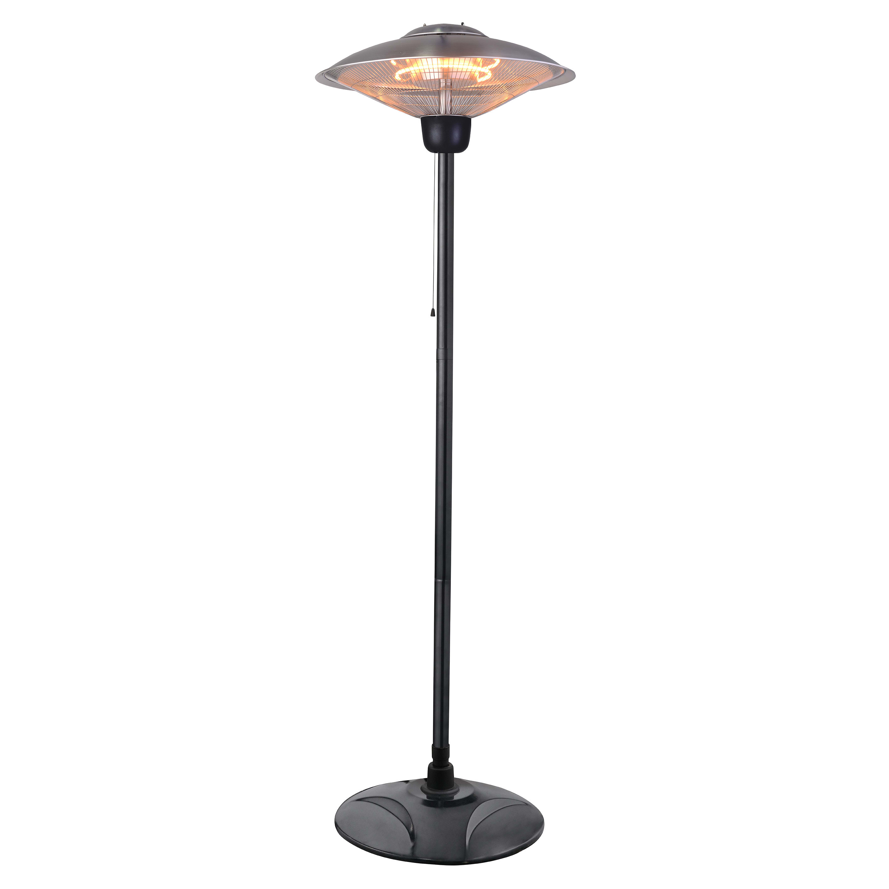 Forum Zink Marl IP34 Floor Standing Patio Heater - 1000/2000W - view 2