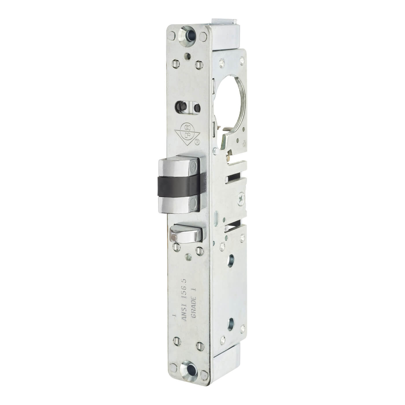 4710 Screw Cylinder Deadlatch - 28.6mm Backset - 44.7mm Case - Right Hand - Zinc Plated - view 2