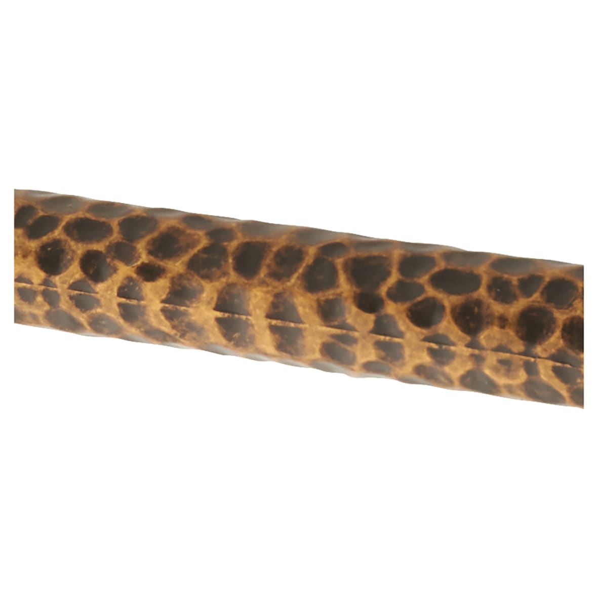 Kendal 10.5mm Hammered T-Bar Cabinet Pull Handle - 160mm Centres - Antique Brass - view 2