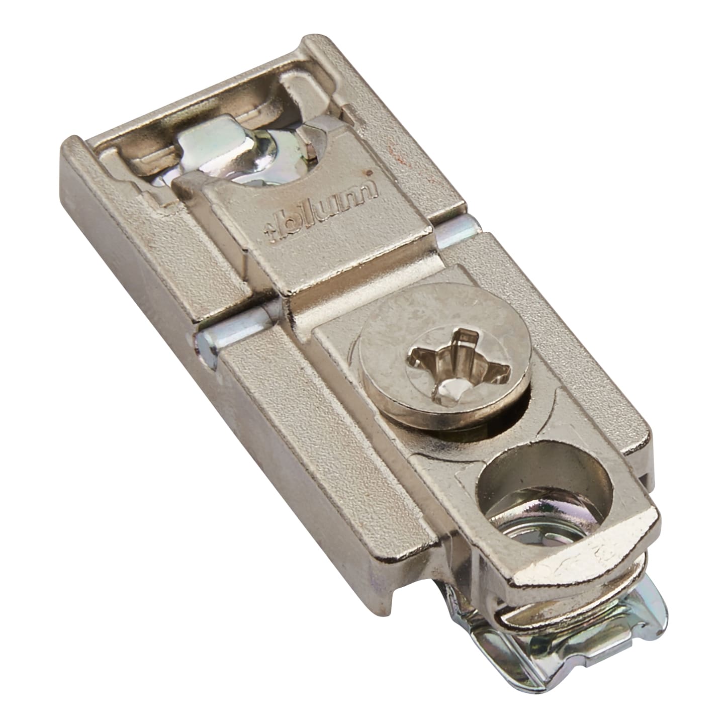 CLIP Straight Cabinet Mounting Plate - Screw On - 0mm Spacing - Zinc Diecast - Pair - view 3