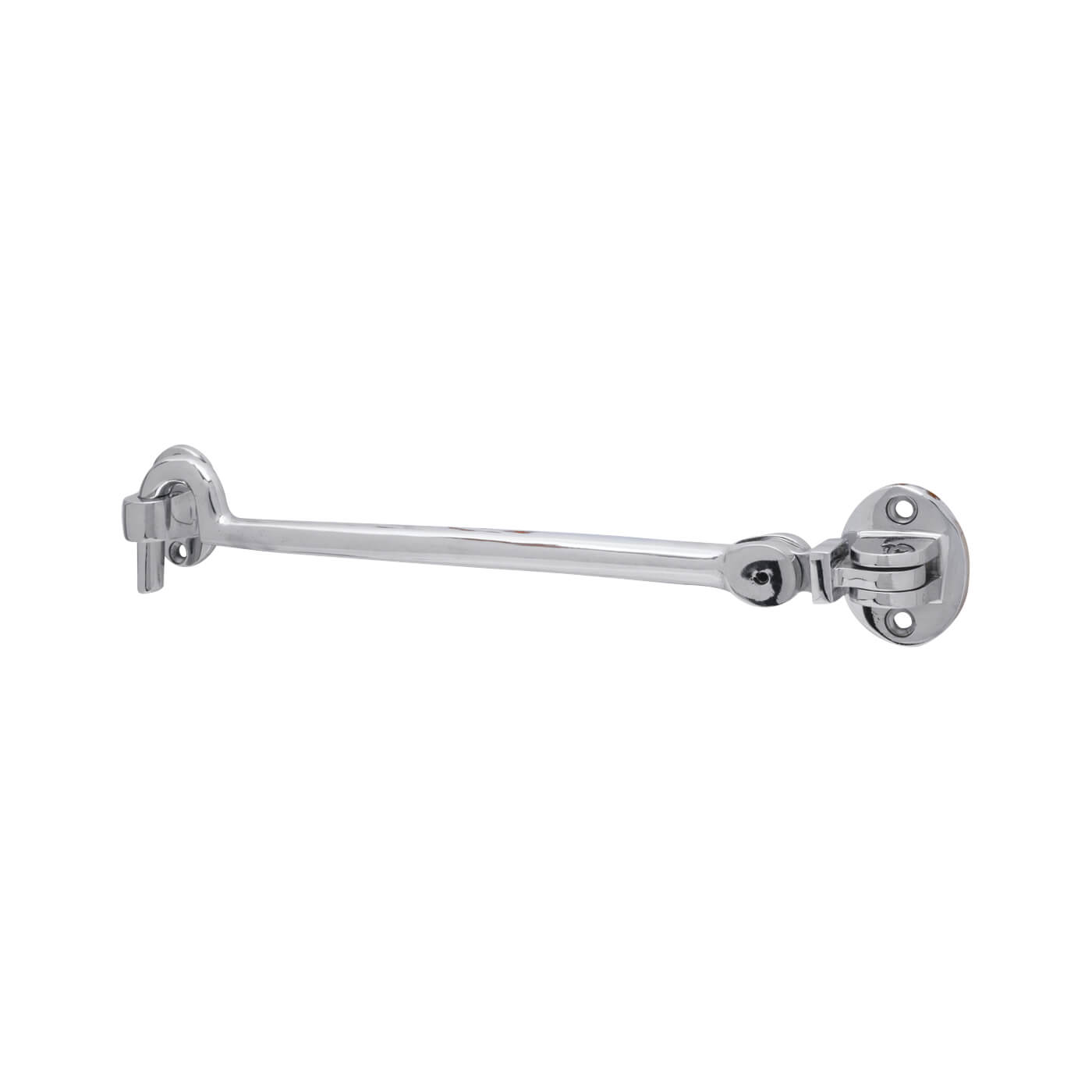 Heavy Duty Cabin Hook & Eye - 200mm Length - Polished Chrome - view 2