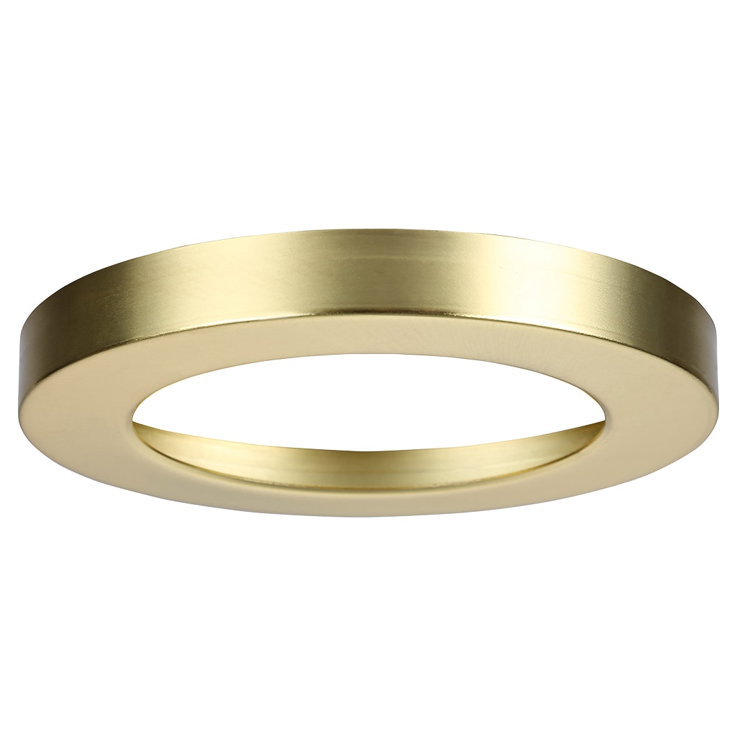 Forum Spa Tauri Magnetic Bezel for 6W Flush LED Bathroom Ceiling Light - Satin Brass - view 2