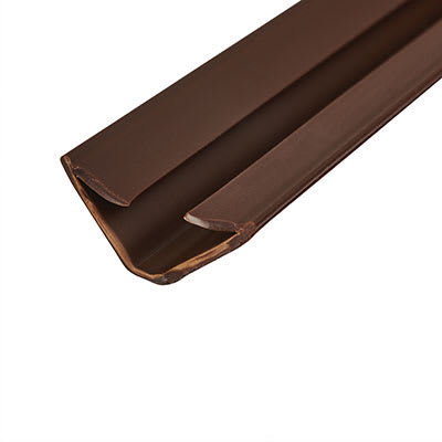 Batwing Acoustic & Smoke Seal - 15 x 15 x 2100mm Length - Dark Brown - Pack of 5 - view 2