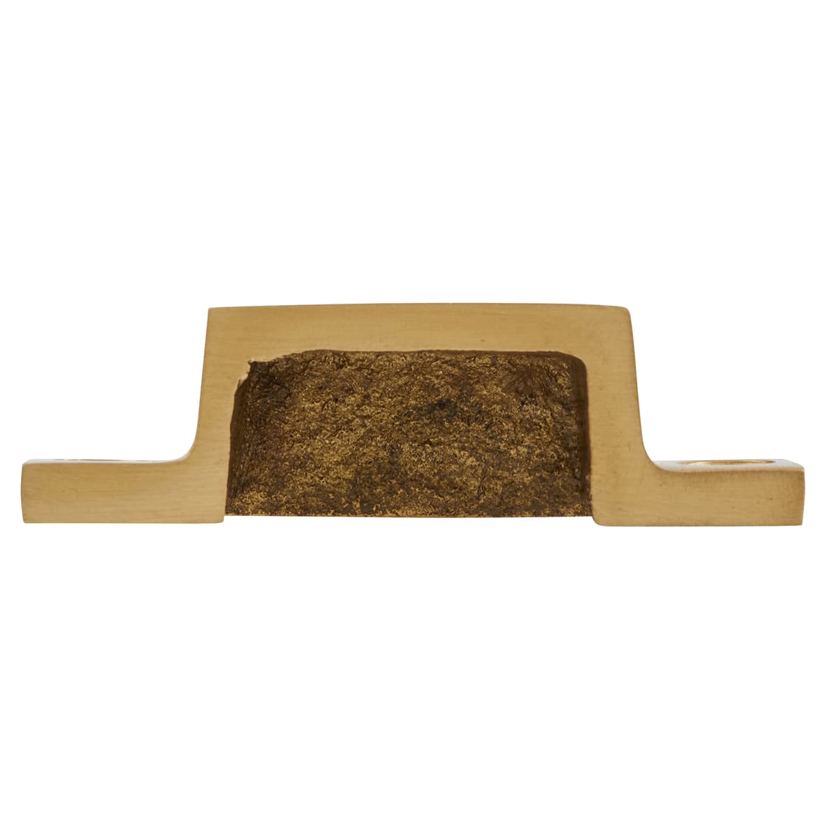 Box Style Cupboard Catch - 55 x 40 x 35mm - Satin Brass - view 4