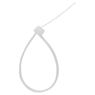 Cable Tie - 2.5 x 100mm - Natural - Pack of 100 - view 3