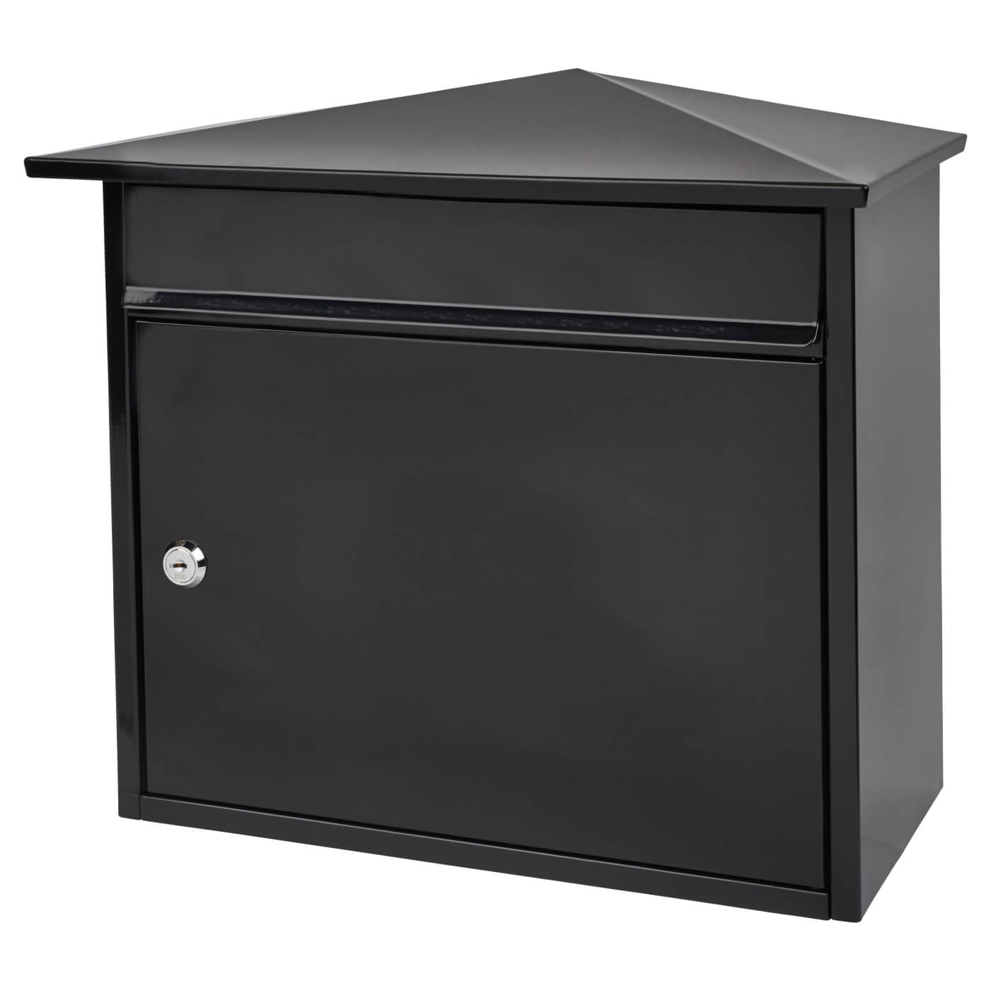 Mersey Mailbox - 359 x 349 x 206mm - Black - view 2