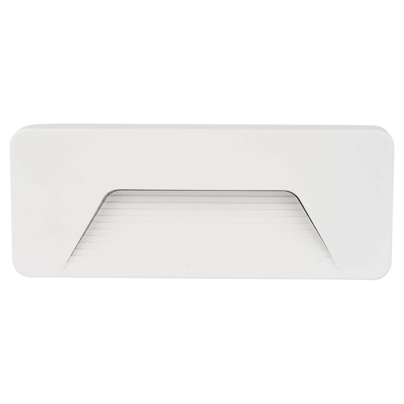 LED PathLux 3W LED Rectangular Surface Outdoor Brick Light - - 3000K - Matt White - view 3