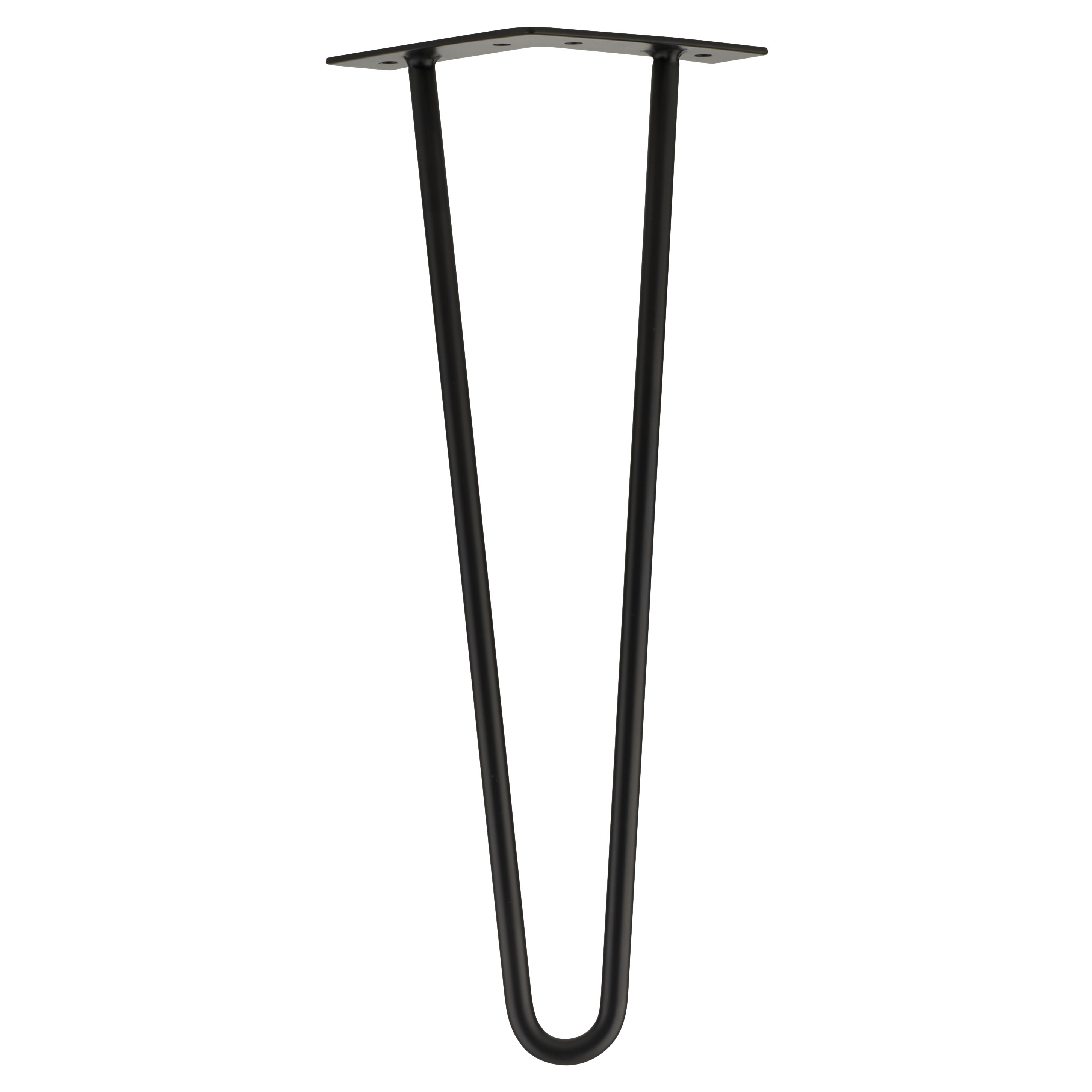 Hairpin Leg - 2 Pin - 350mm Height - Matt Black - view 5