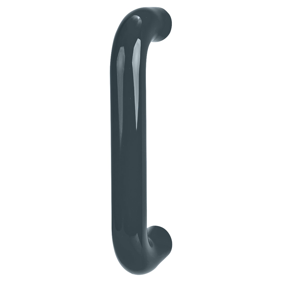Anthracite Grey Nylon D-Bar Door Pull Handle - Bolt Fix - 220mm c/c - view 2
