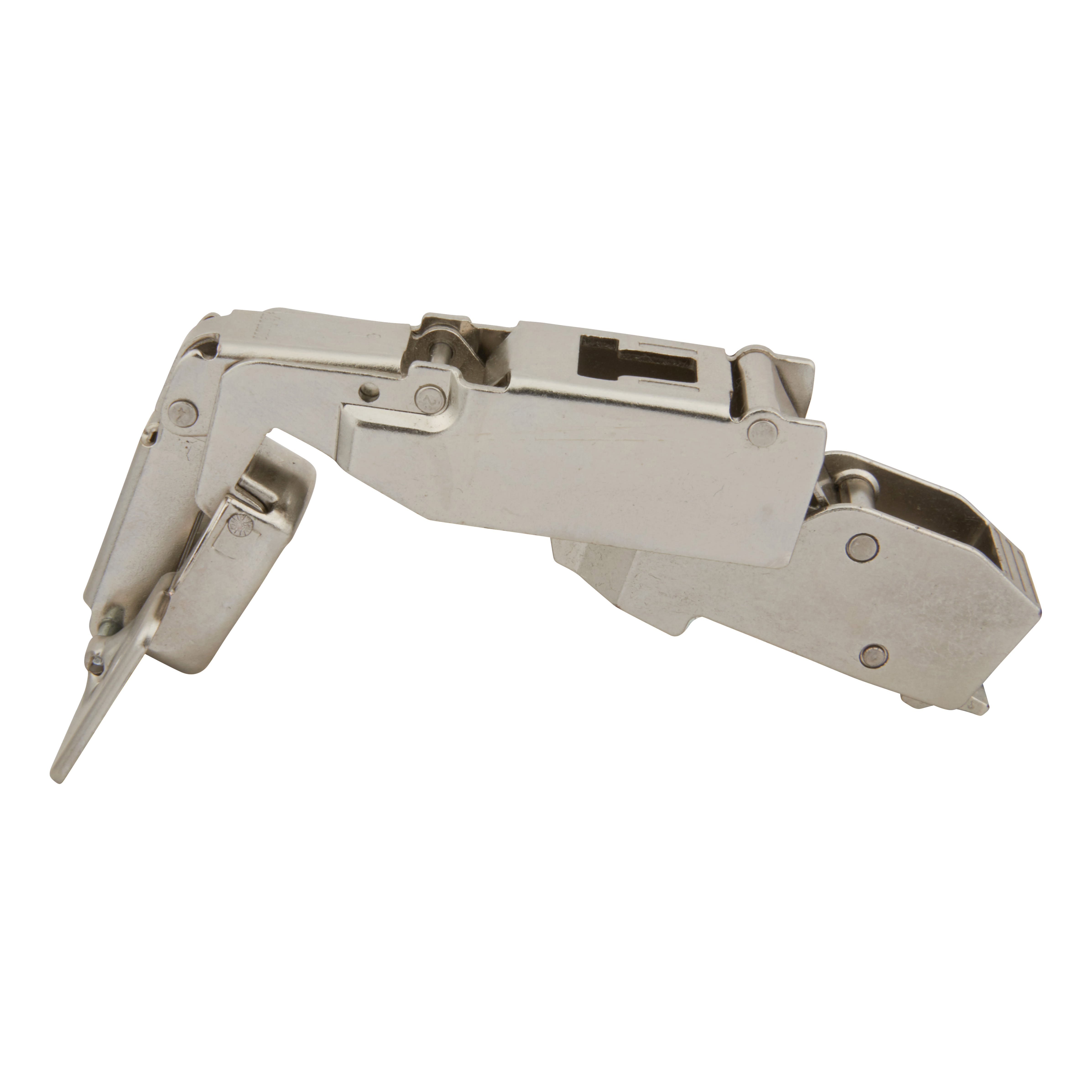 CLIP Top Wide Angle Cabinet Hinge - 170° - Un-Sprung - Half Overlay - Zinc Plated - Pair - view 4