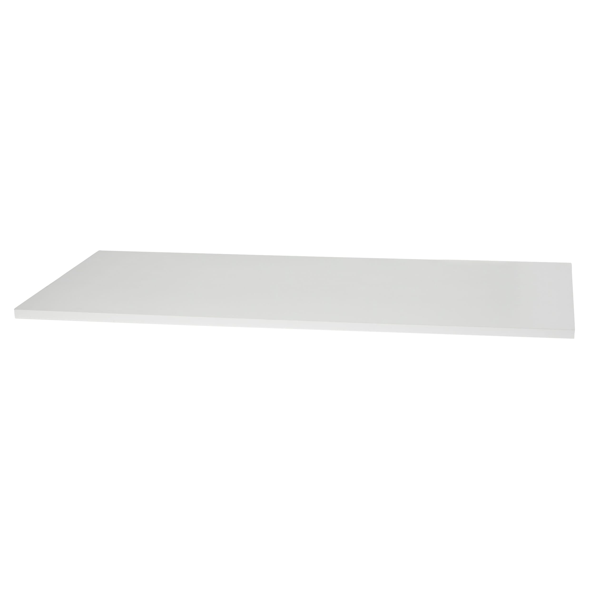 Twin Slot Shelf White Edged Melamine Board - 1000 x 400 x 15mm - view 2