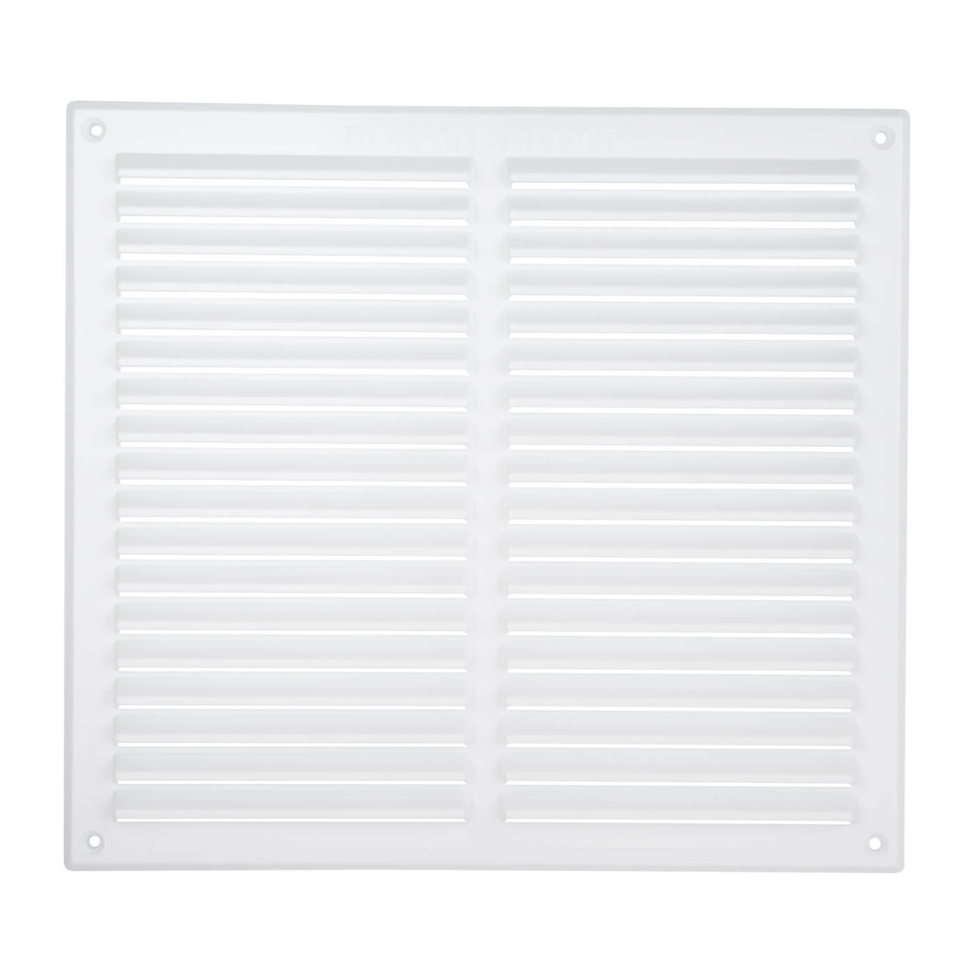 Louvre Vent - 271 x 247mm - 26500mm² Free Air Flow - White Plastic - view 3