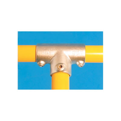 Tee Connector - Key Clamp System - Long - Galvanised - view 2