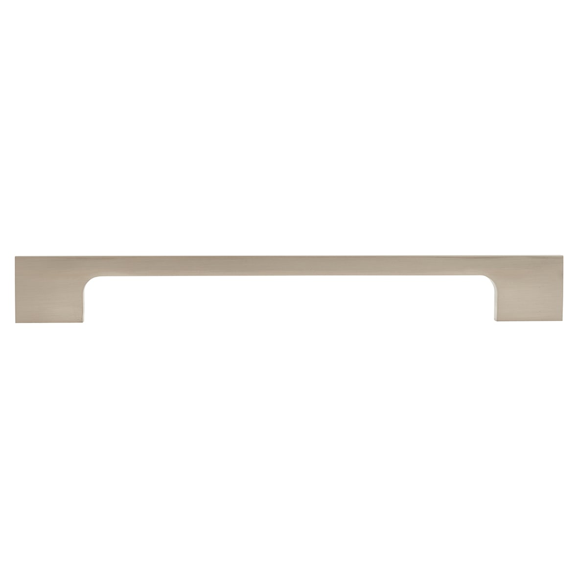 Bibury 8mm Slim D-Bar Cabinet Pull Handle - 224mm Centres - Satin Nickel - view 2