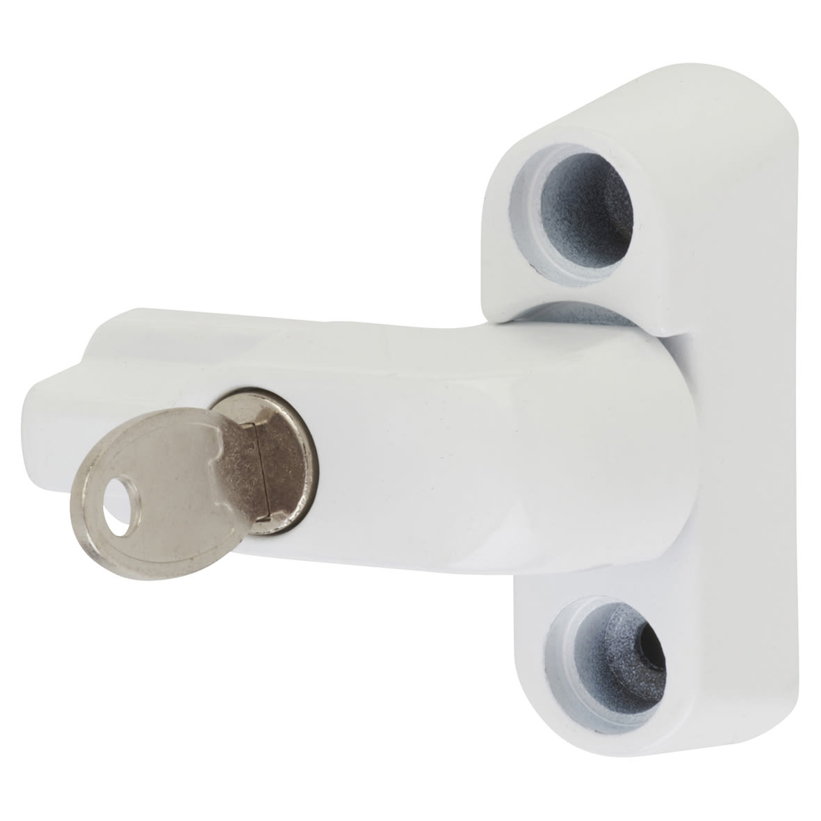 uPVC Locking Sash Jammer - White - view 2
