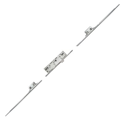 3 Point Multipoint Door Lock - 2 Hook - 35mm Backset - 92mm c/c - view 2