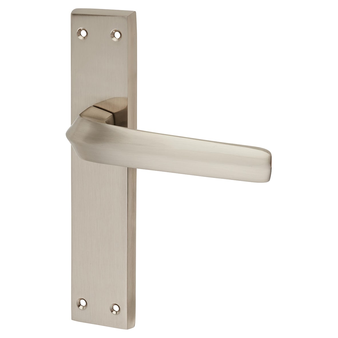 Satin Nickel Latch Door Handles Pack - Norley Range - view 2
