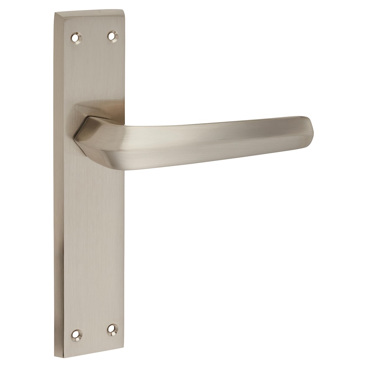 Satin Nickel Latch Door Handles Pack - Norley Range - view 3