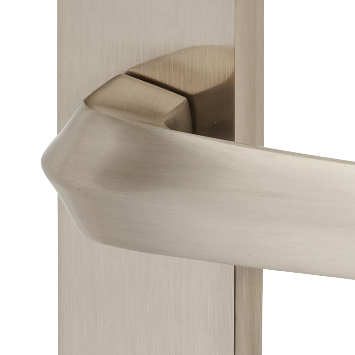 Satin Nickel Latch Door Handles Pack - Norley Range - view 6