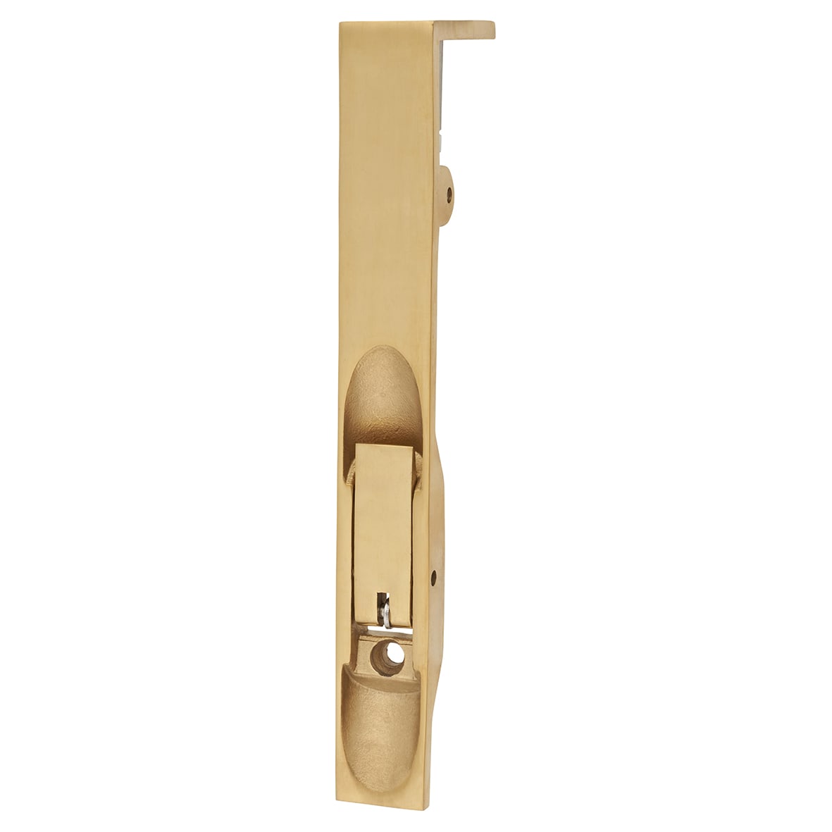 Lever Action Flush Bolt - 150 x 20mm - Fire Rated - Square - PVD Brass - view 2