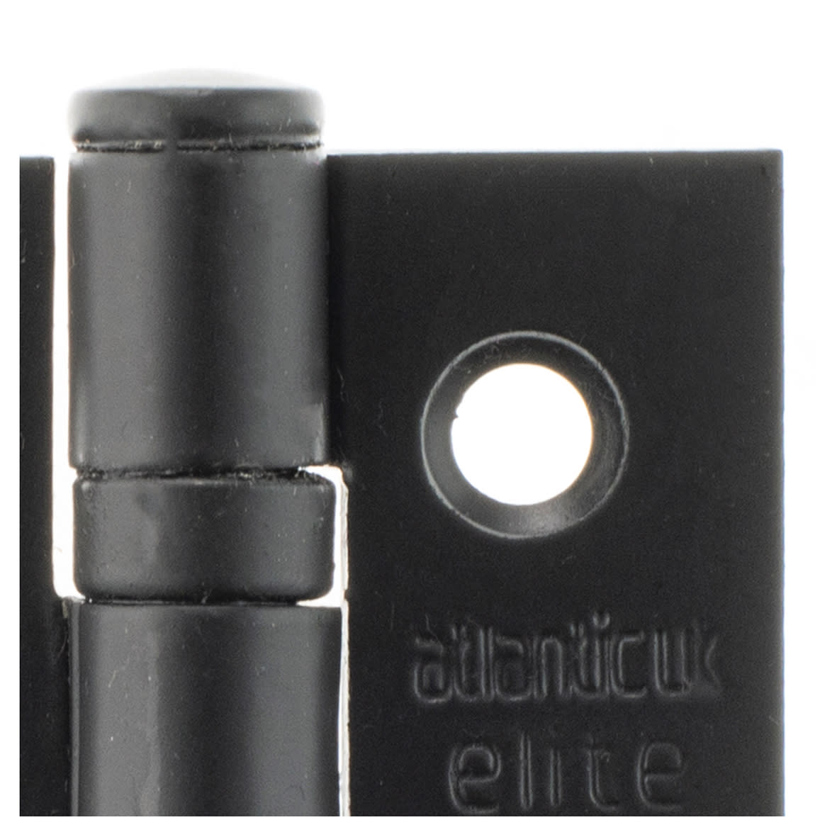 Twin Ball Bearing Grade 7 Butt Fire Door Hinge - 76 x 51 x 2mm - Matt Black - Pair - view 3