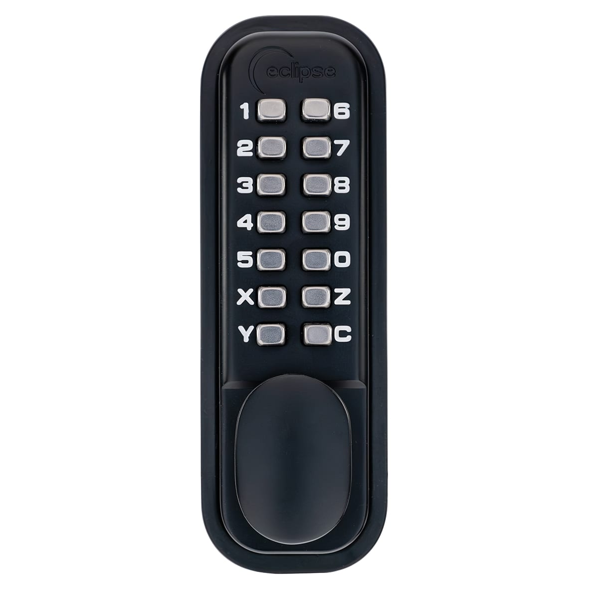 Easy Code Push Button Digital Code Lock with Intumescent - Holdback Option -Matt Black - view 5