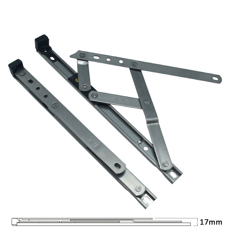 uPVC/Timber Standard Window Friction Stay Hinge - 17mm Stack - 10"/250mm - Top Hung - Pair - view 2