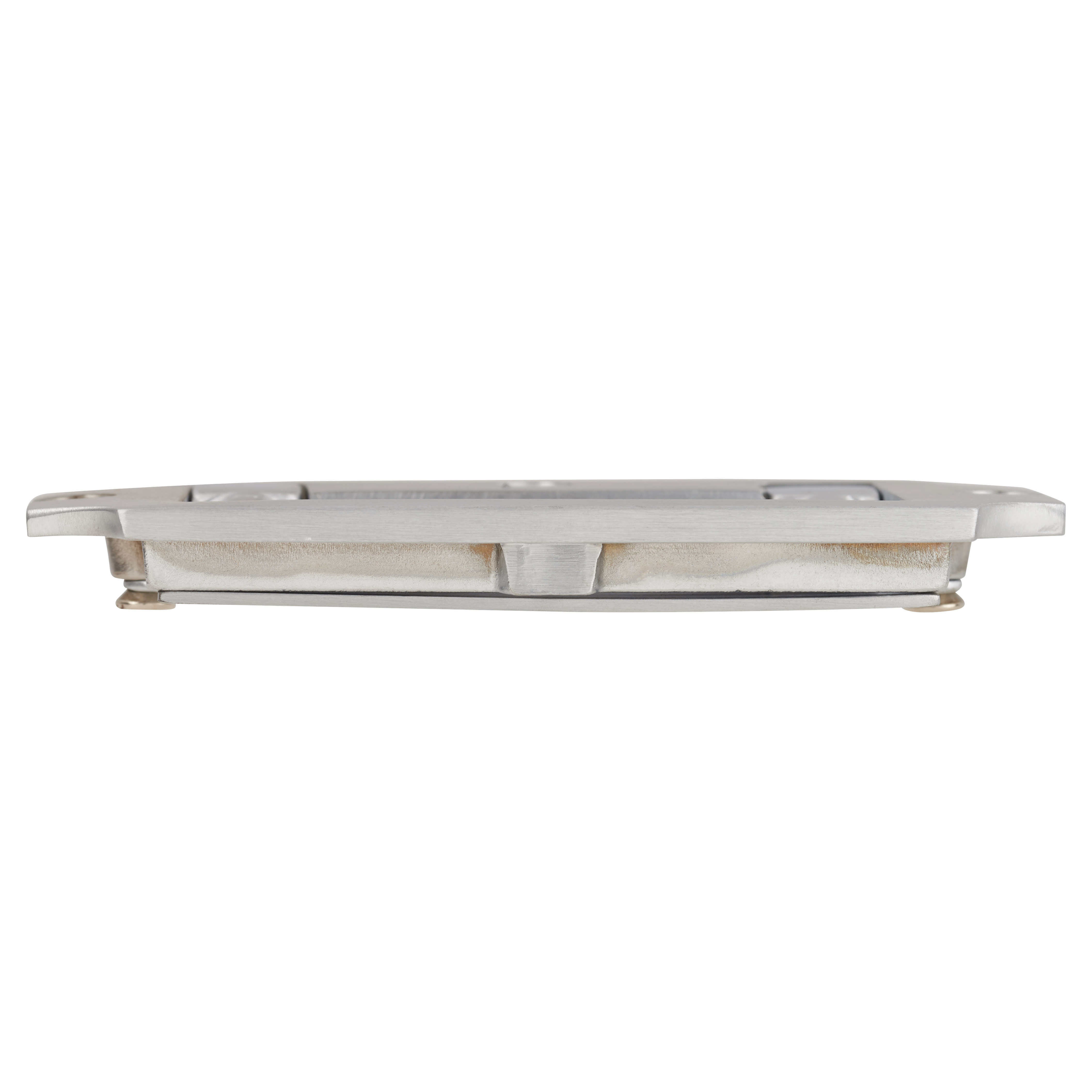 Military Chest Flush Cabinet Pull Handle - 89 x 45mm - Satin Chrome - view 4
